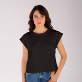 Camiseta Rizada Negra