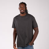 Camiseta Regular Tropical Gris Oscuro