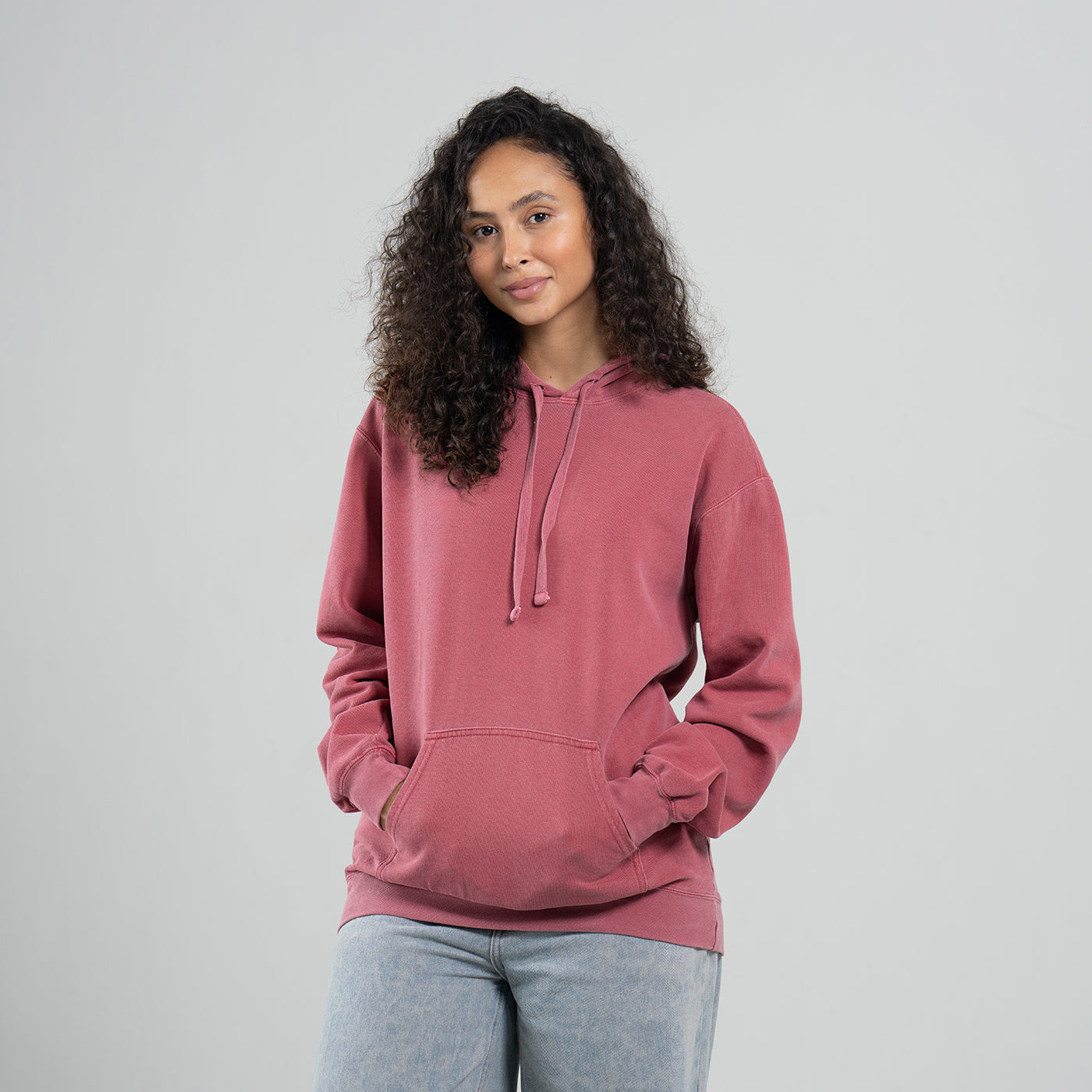 Hoodie Comfort Rojo Carmesí
