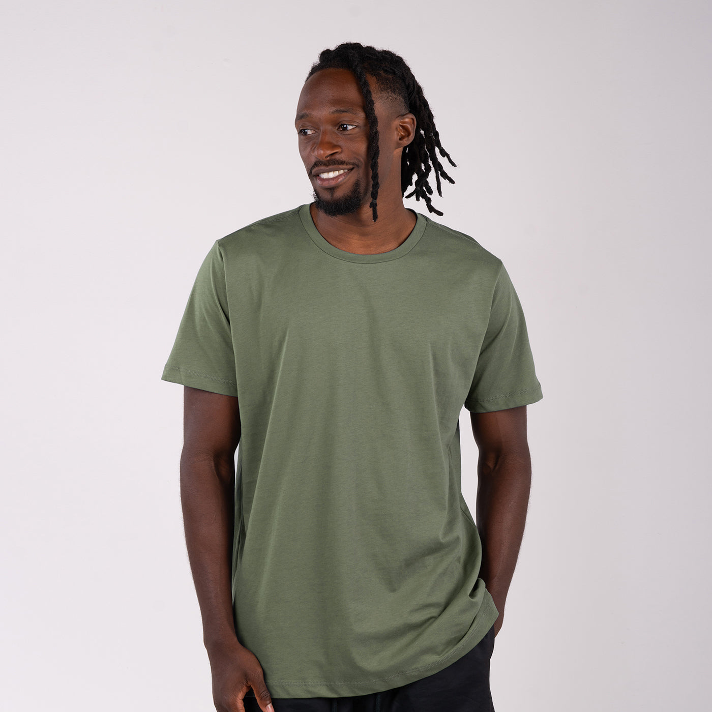 Camiseta Clásica Bahía Verde Militar