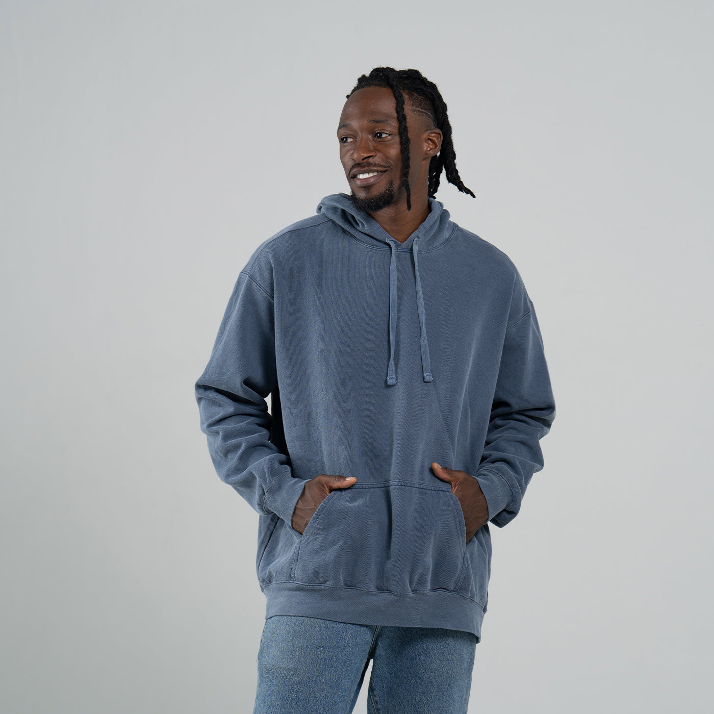 Hoodie Comfort Azul denim