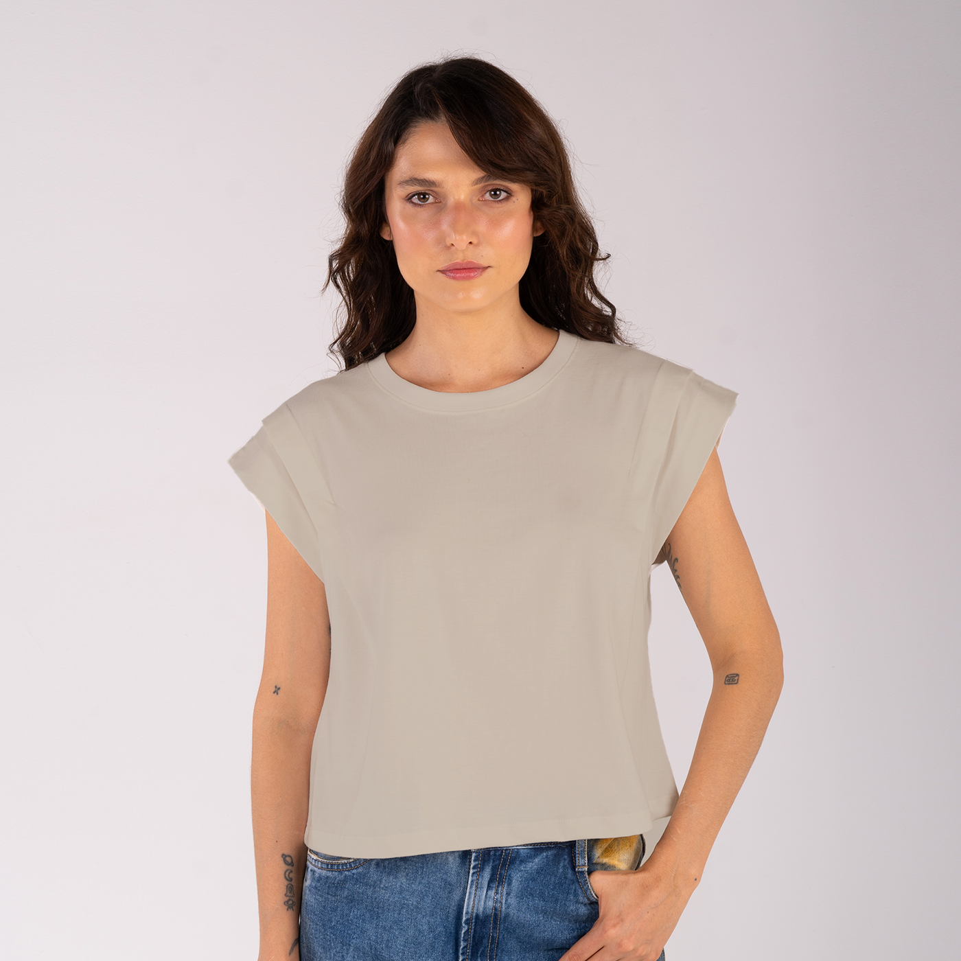 Camiseta Rizada Camel