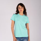 Camiseta Clásica Primavera Azul Verdoso