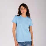 Camiseta Clásica Primavera Azul Claro