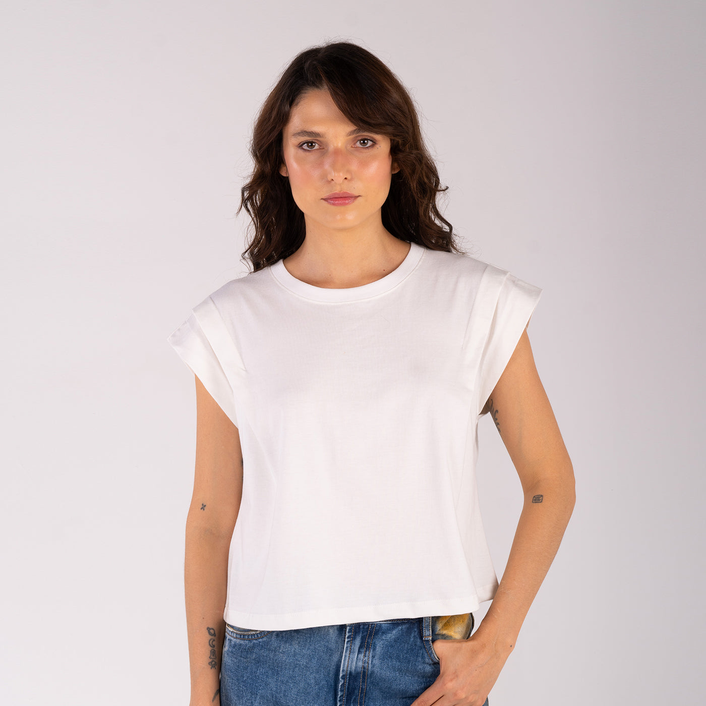 Camiseta Rizada Off White