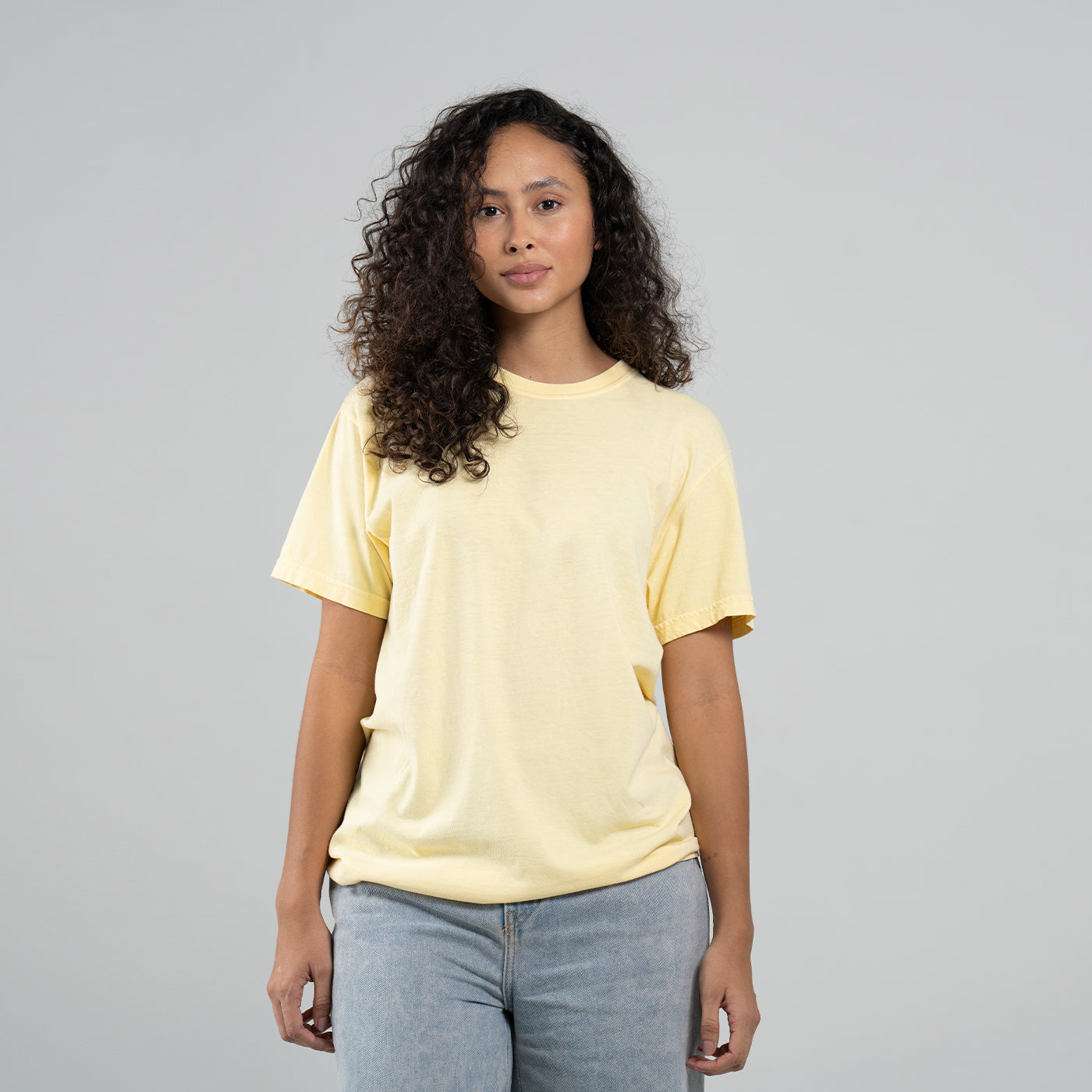 Camiseta Comfort Amarillo claro