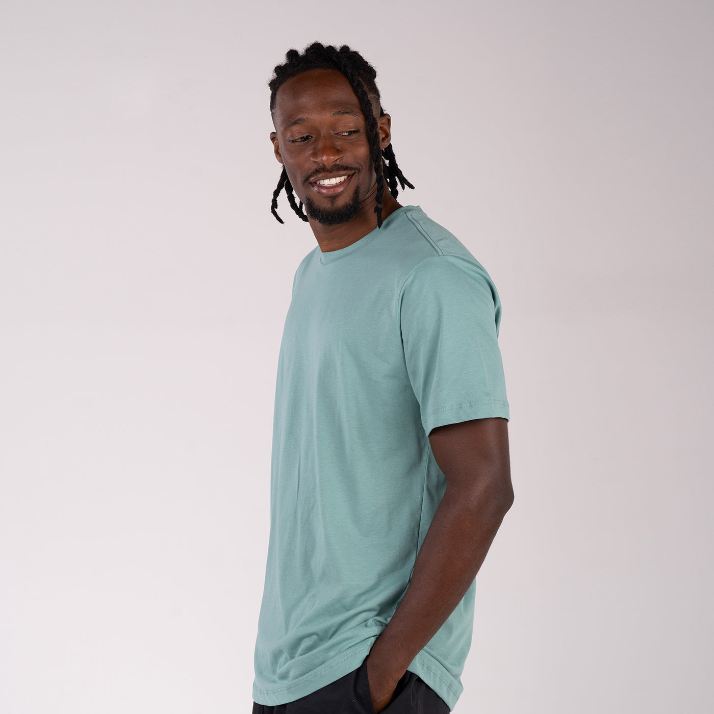 Camiseta Clásica Bahía Verde Agua