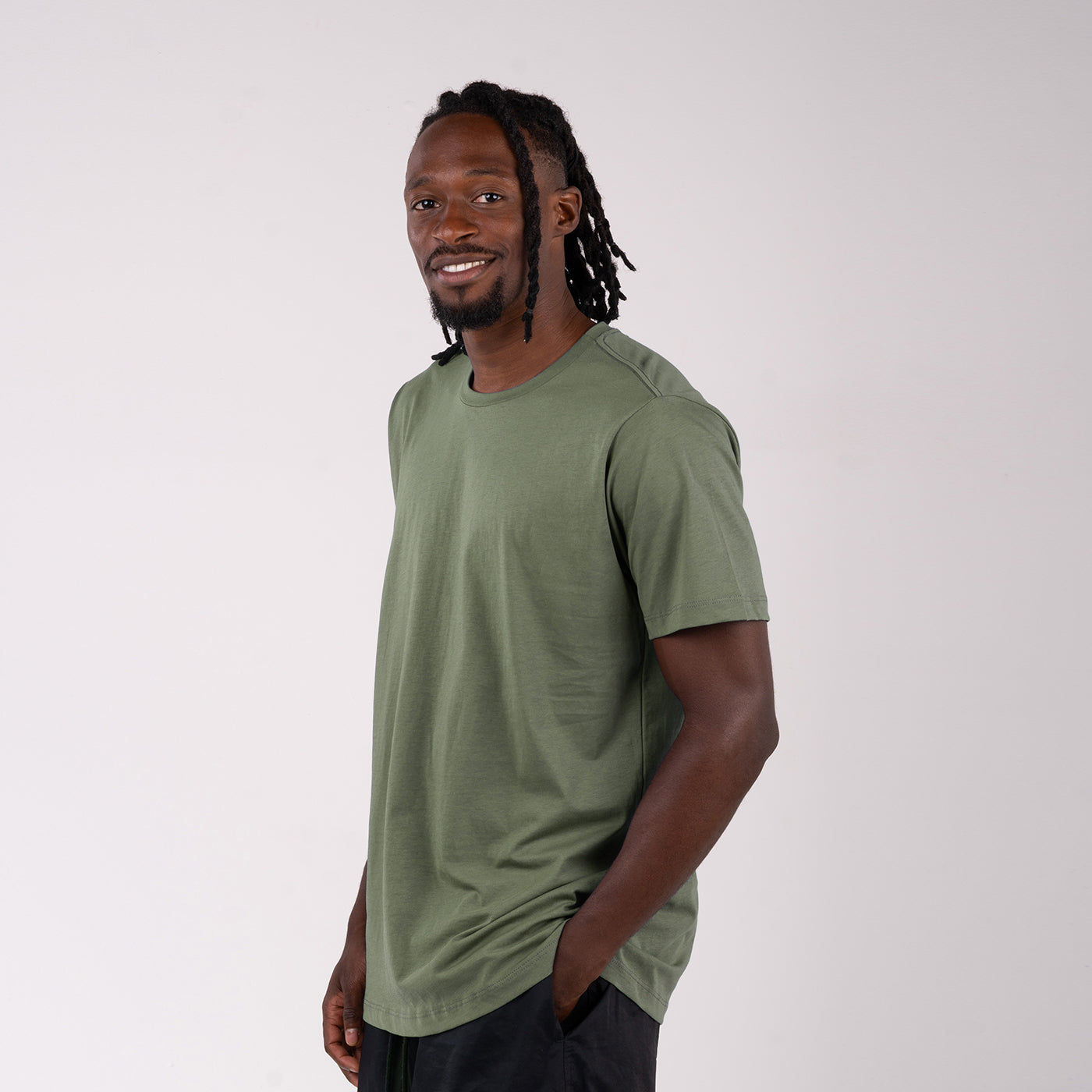 Camiseta Clásica Bahía Verde Militar