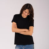 Camiseta Clásica Primavera Negro