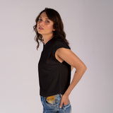 Camiseta Rizada Negra