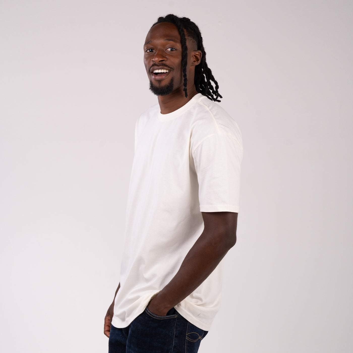 Camiseta Regular Tropical Off White