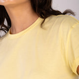 Camiseta Clásica Primavera Crema