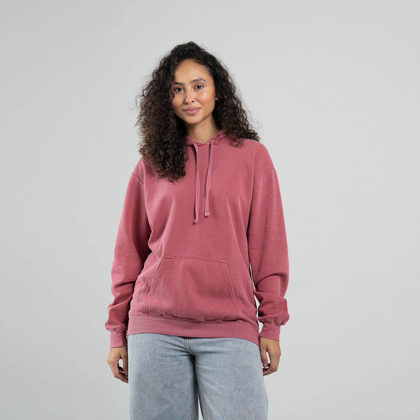 Hoodie Comfort Rojo Carmesí