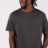 Camiseta Regular Tropical Gris Oscuro