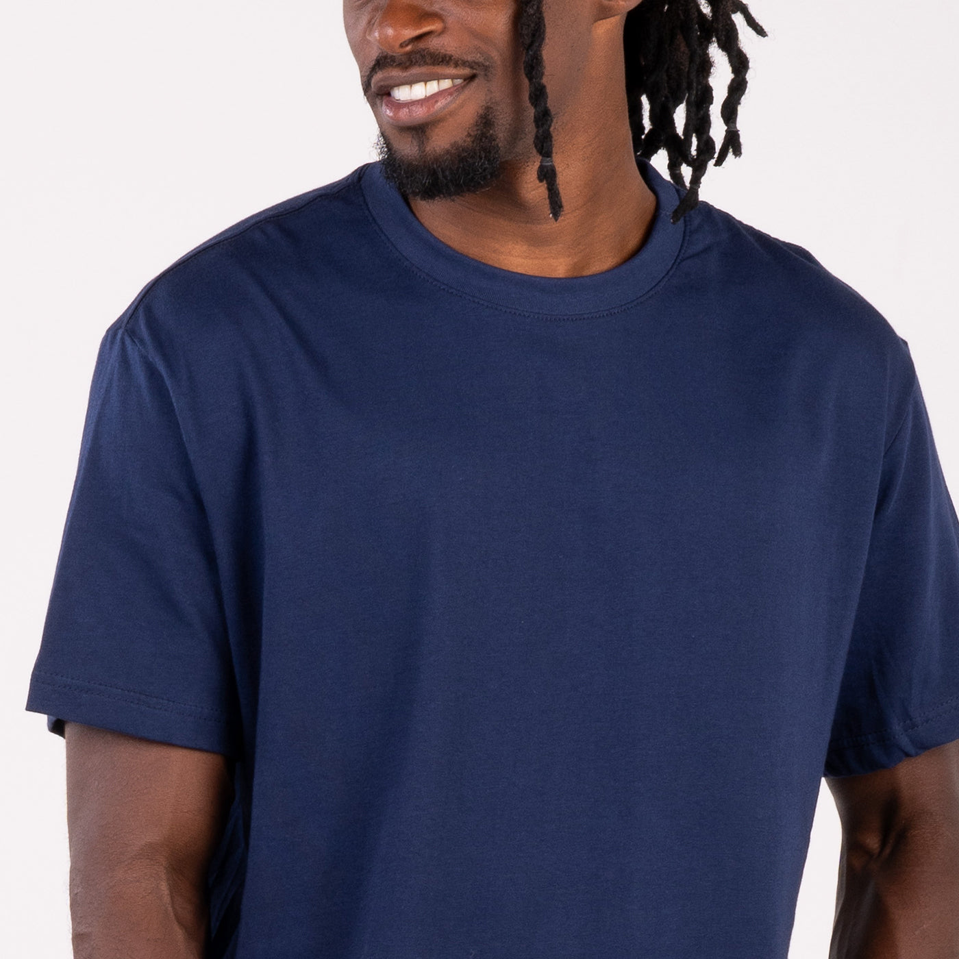 Camiseta Regular Tropical Azul Marino