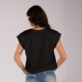 Camiseta Rizada Negra
