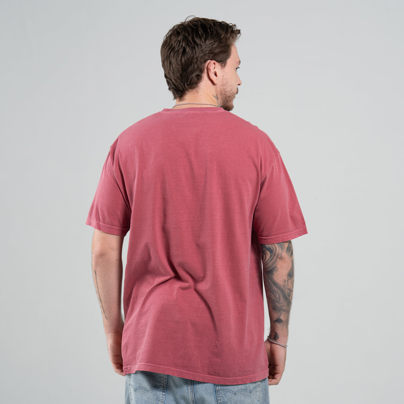 Camiseta Comfort rojo carmesí