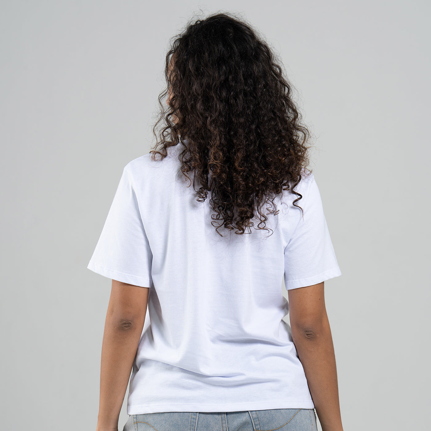 Camiseta Básica Blanca Adulto Mujer