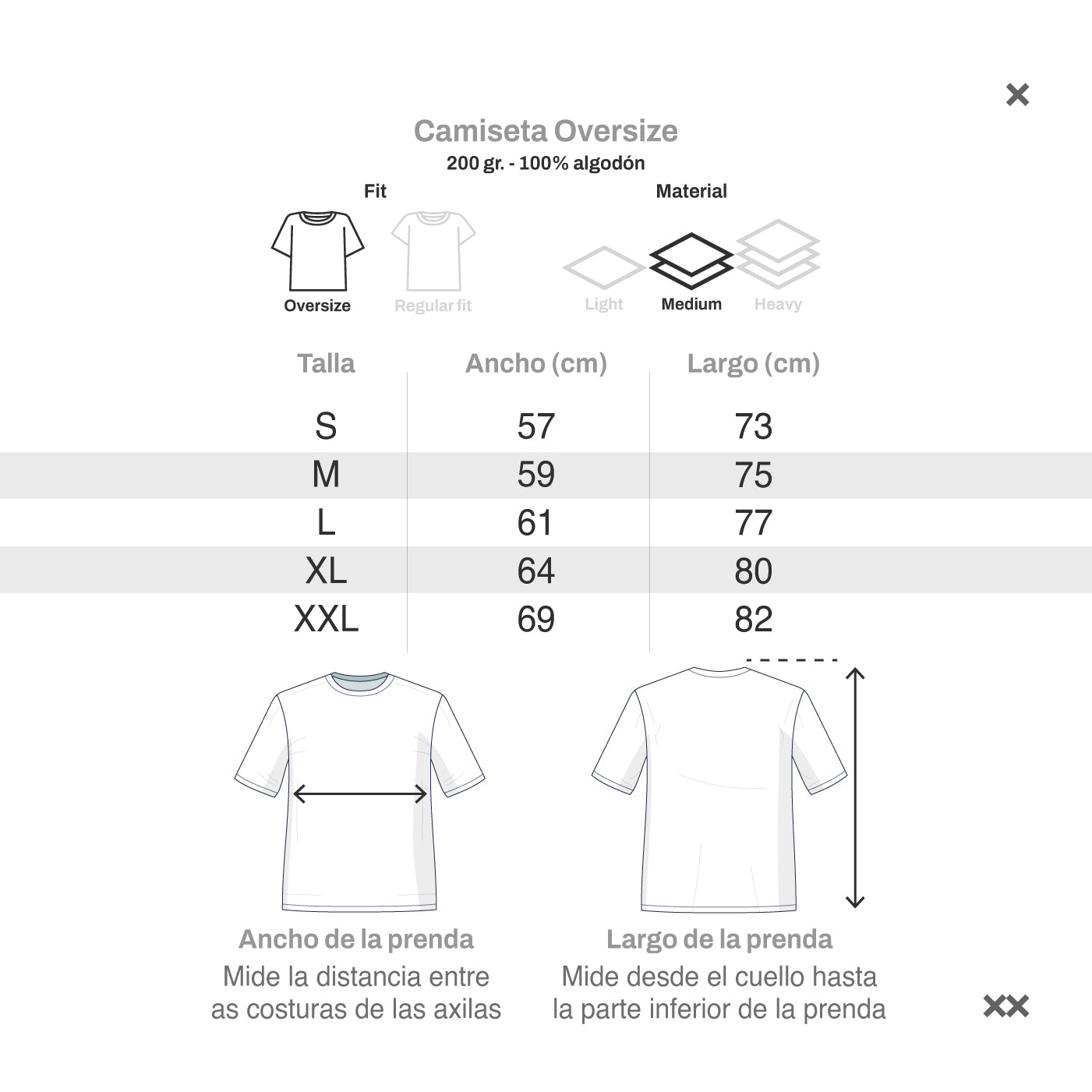 Camiseta Oversize Natural