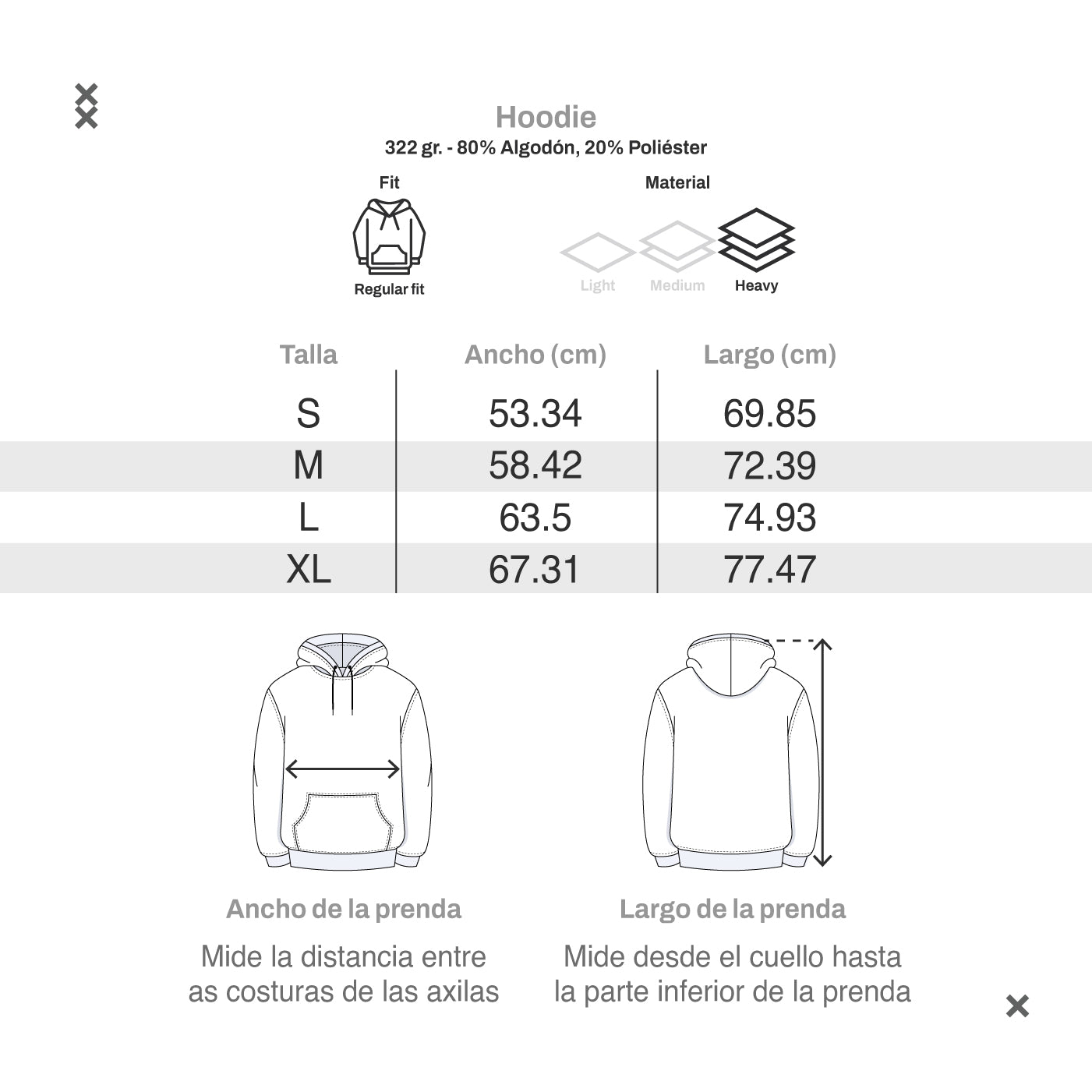 Hoodie Comfort Gris oscuro